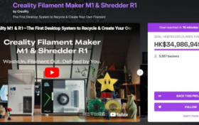 首日破三千万！创想三维2026全球3D打印众筹王者