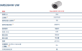 NOKOV度量动作捕捉Mars26HW-UW 科研级别水下动捕相机：可面向深水环境的高精度水下定位系统